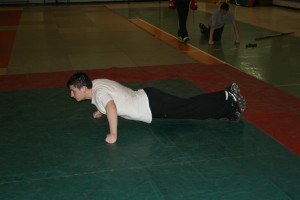 image of man exercising