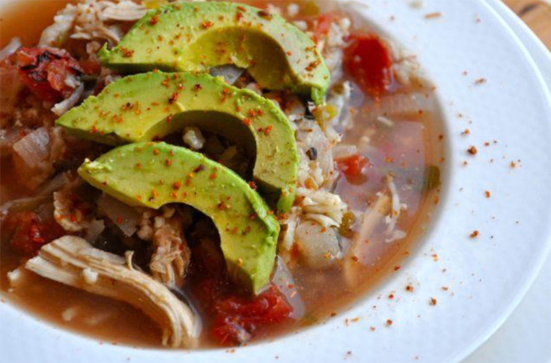 South of The Border Chicken & Rice Soup