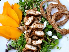 Tropical Salad with Teriyaki Chicken