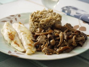 well portioned plate of food