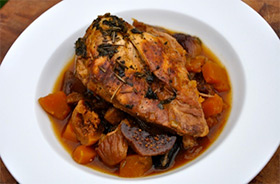 Slow Cooker Chicken Breast with Figs and Squash
