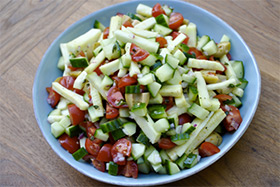 Recipe and image for Italian Pasta Salad