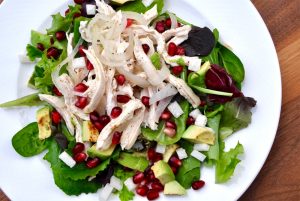 Wine Poached Chicken Salad