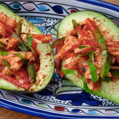 BBQ Chicken Avocado Boats