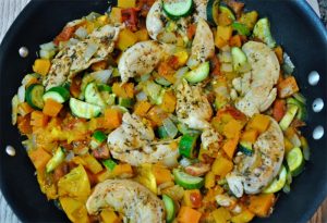 One Pot Chicken and Veggie Dinner