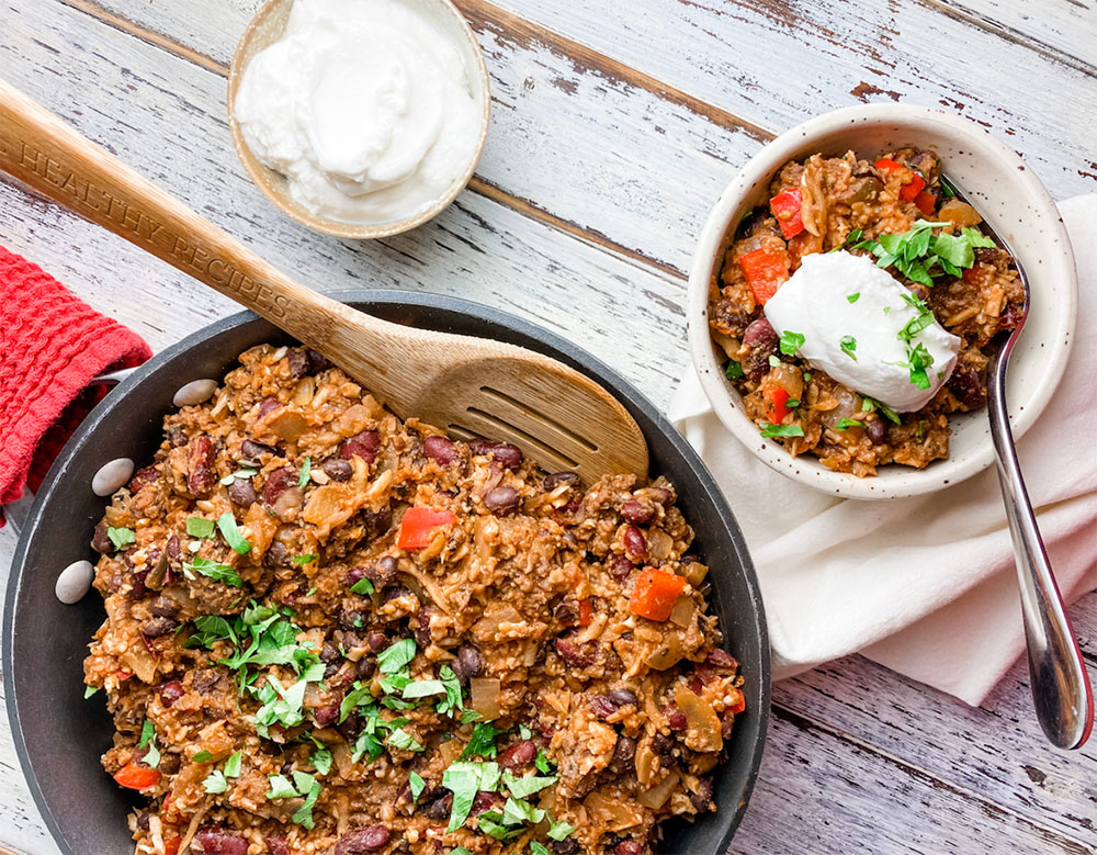 Rice and Beef Skillet Dinner