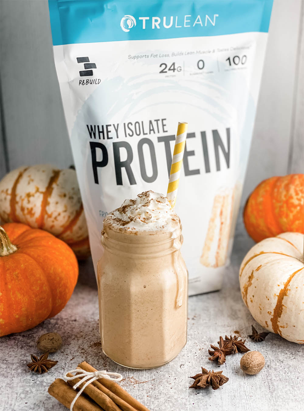 Protein Pumpkin Spice Frappuccino